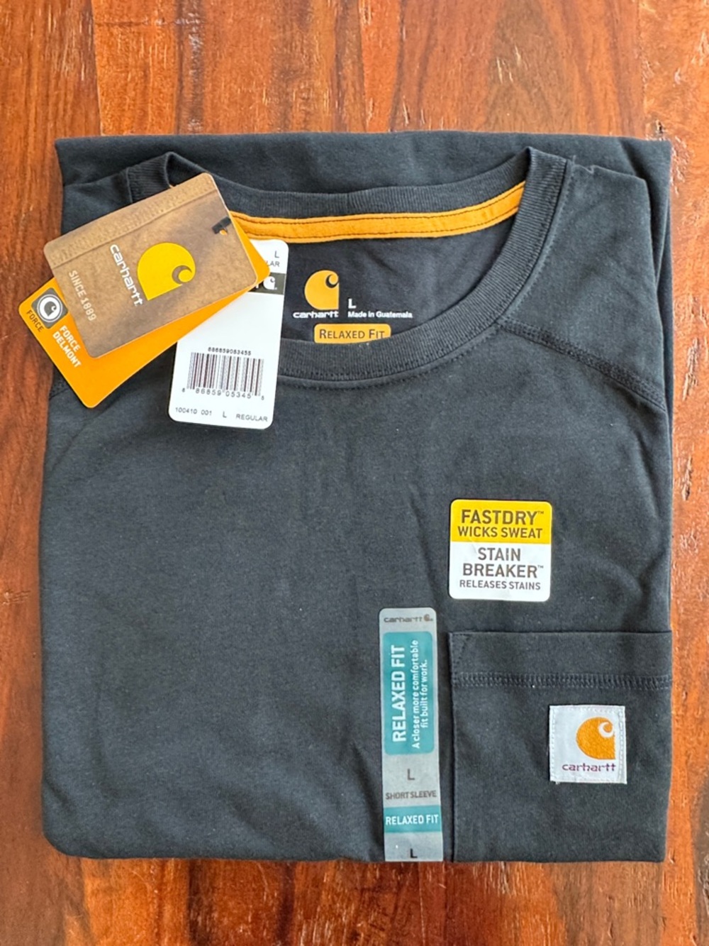 Carhartt Black Tee with Patch